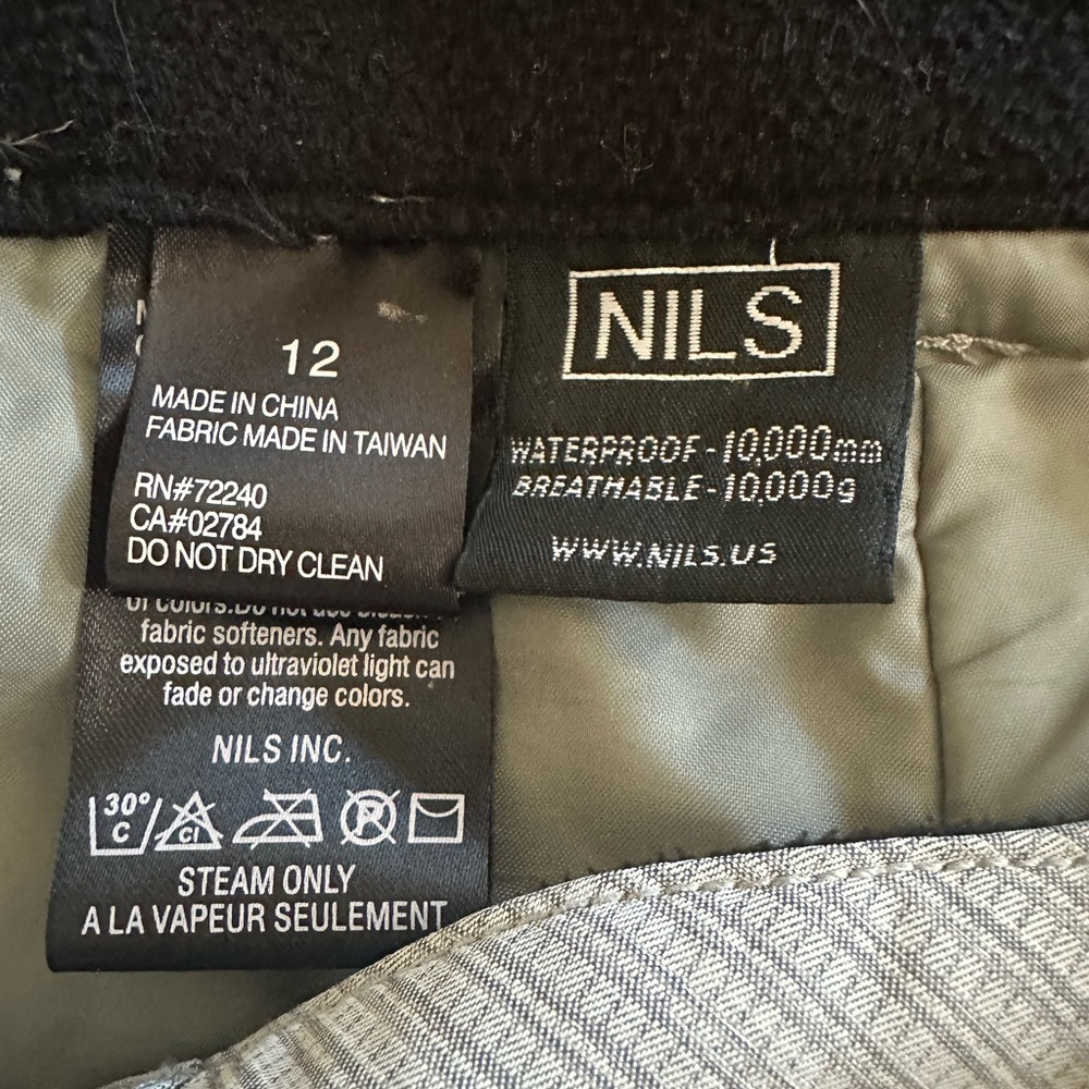 NILS Light Gray Ski/Snowboard Pants - Picture 4 of 5